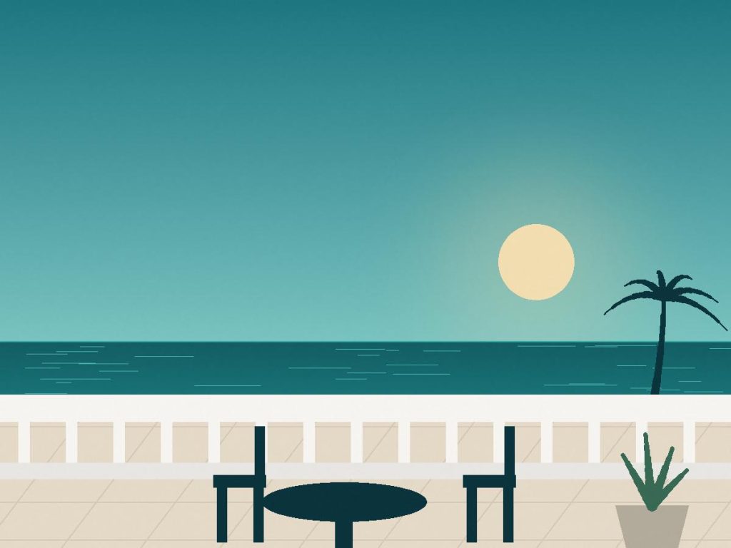 Appartamento fronte mare con terrazza