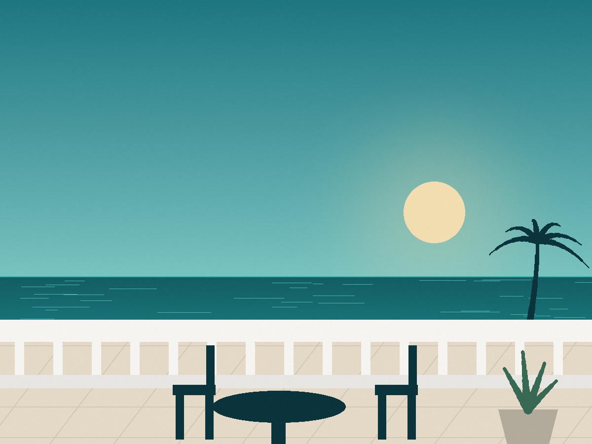 Appartamento fronte mare con terrazza