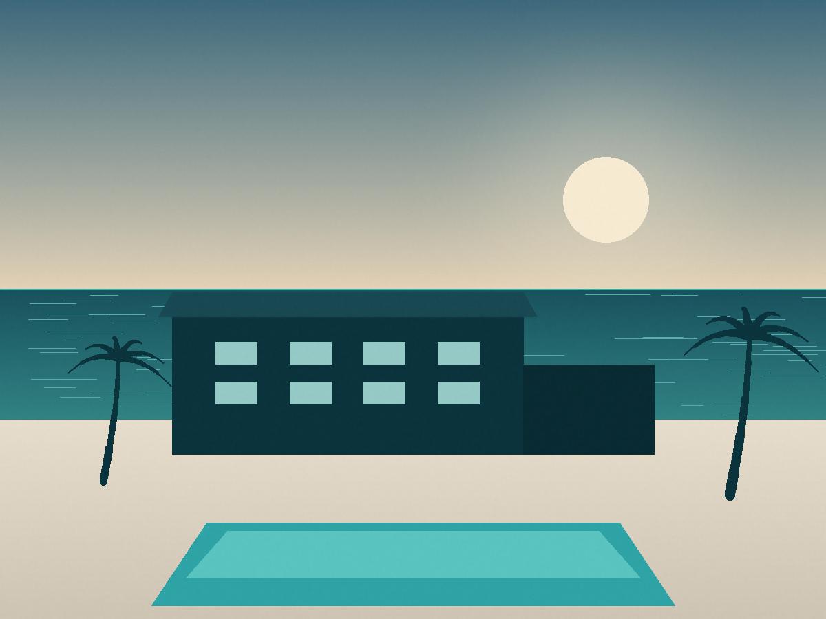 Villa con piscina in conjunto con vigilanza