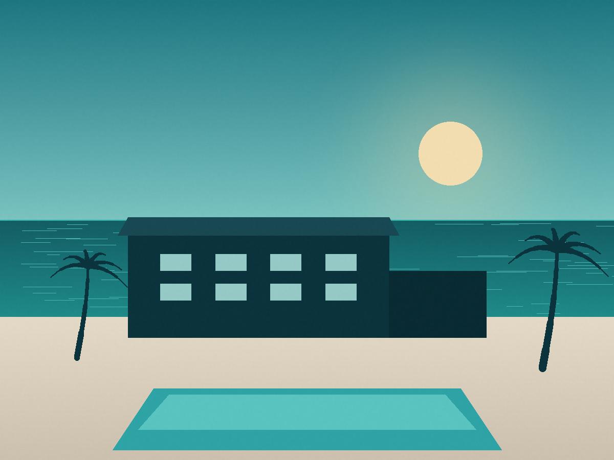 Villetta con piscina in conjunto chiuso